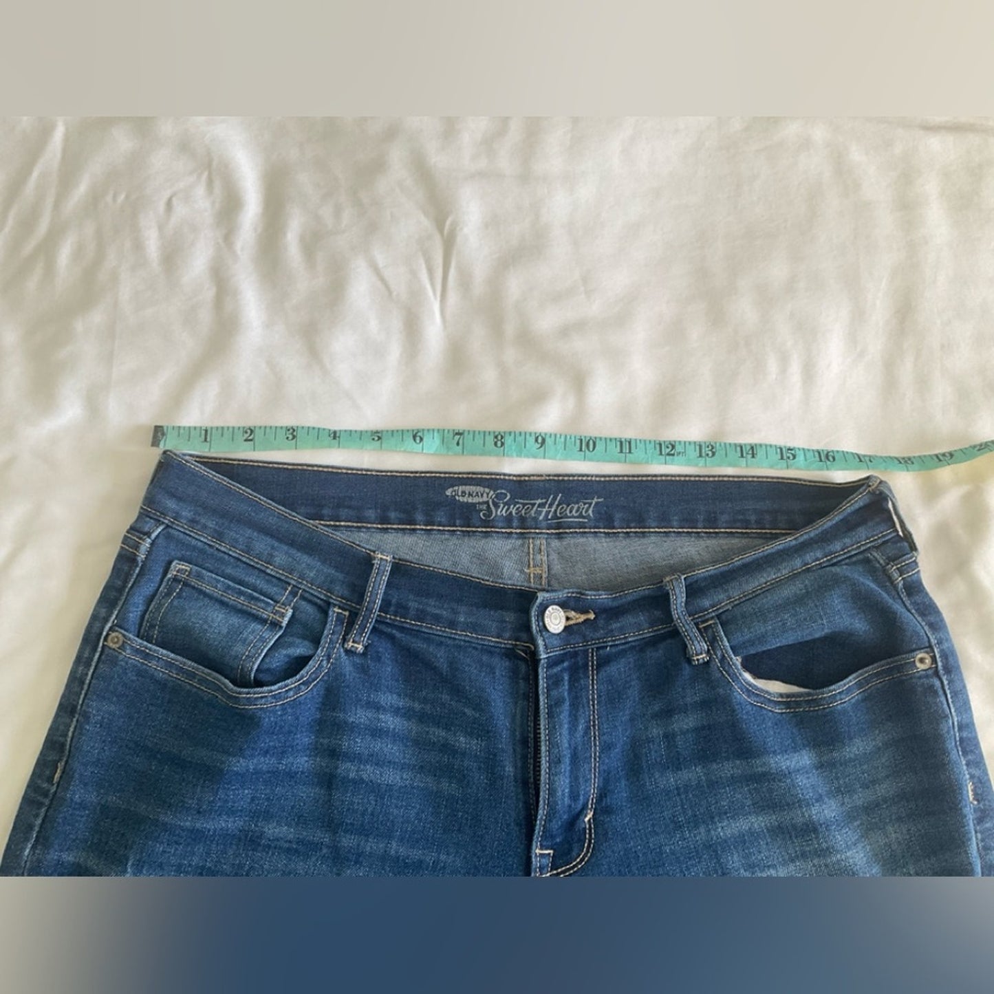 Old Navy Dark Blue Ankle Jeans