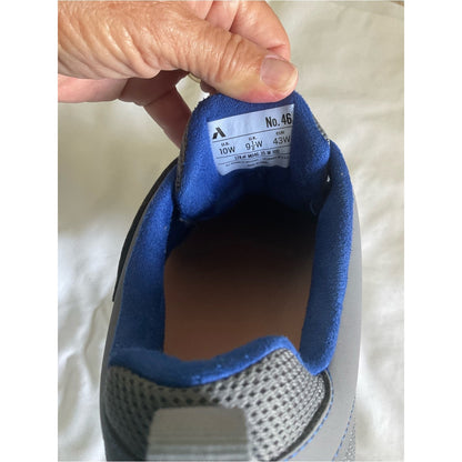 Anodyne Men's Gray and Blue Comfort Lace-strap Sneakers
