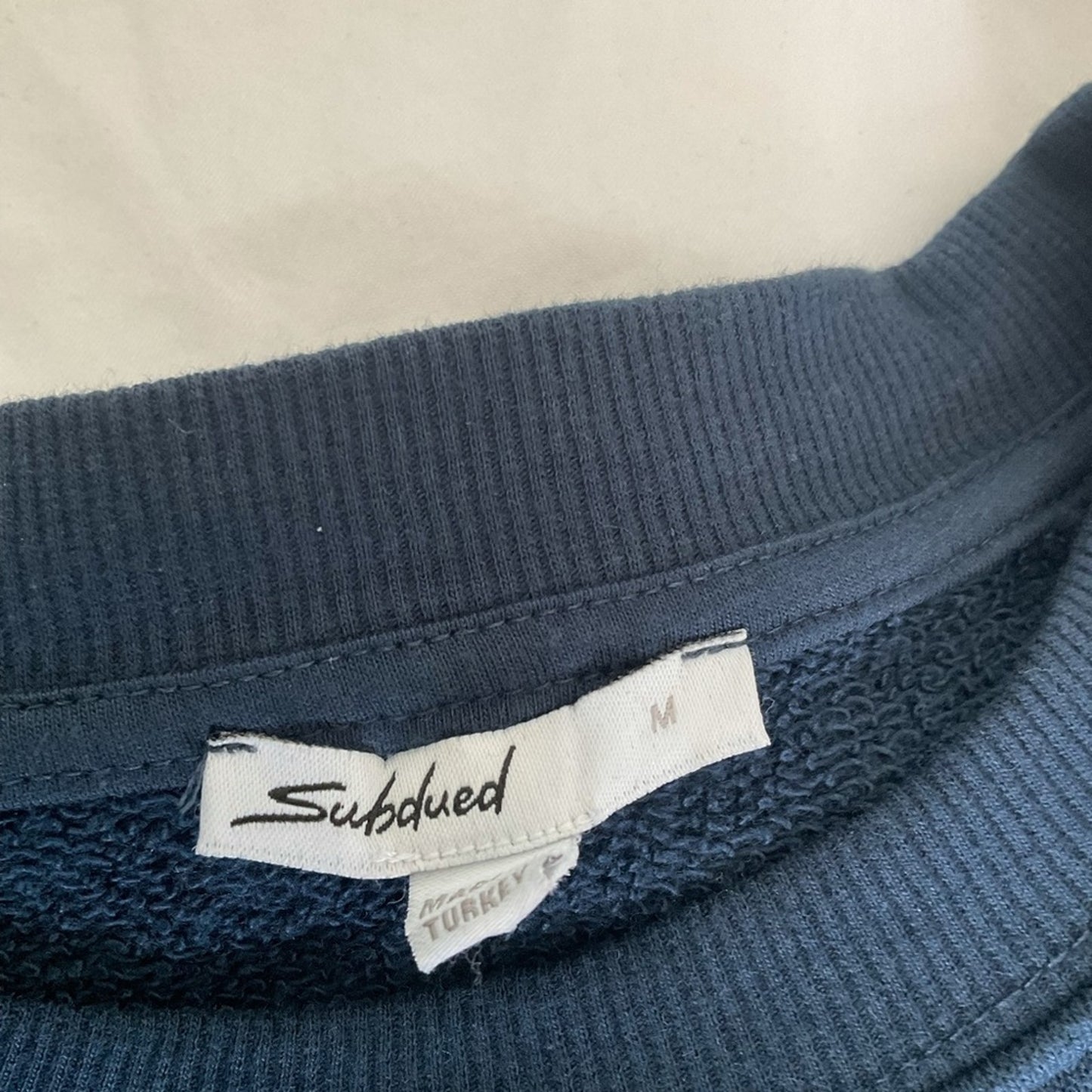 Subdued sweatshirt - Navy says Girls on it