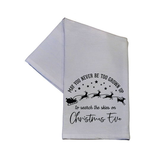 Driftless Studios - Search The Skies Christmas Eve Tea Towels - Christmas Decor