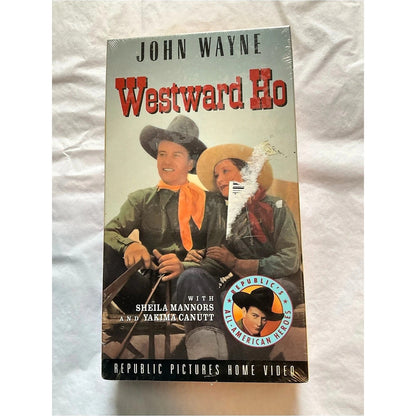 John Wayne Westward Ho 1935 Vintage VHS Tape