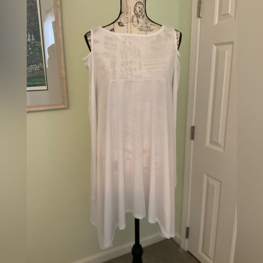 Cold Shoulder Tunic Top - No brand tag