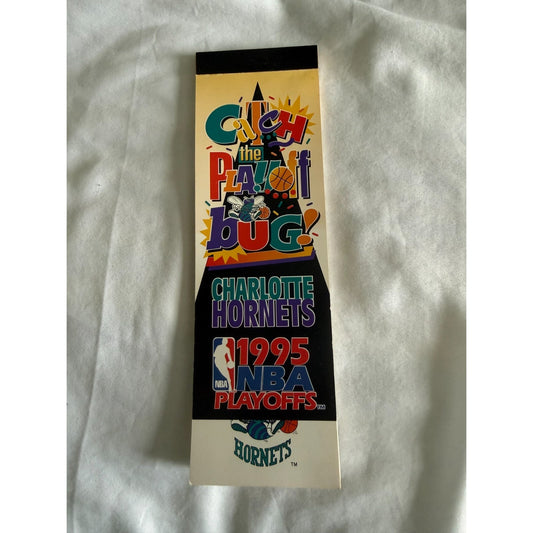 Charlotte Hornets Vintage 1995 Playoff Tickets - Nearly Complete Book NBA - Rare