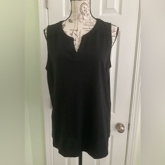 Style & Co. Black Sleeveless Tank Top