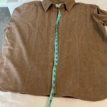 Coldwater Creek linen blouse - Brown