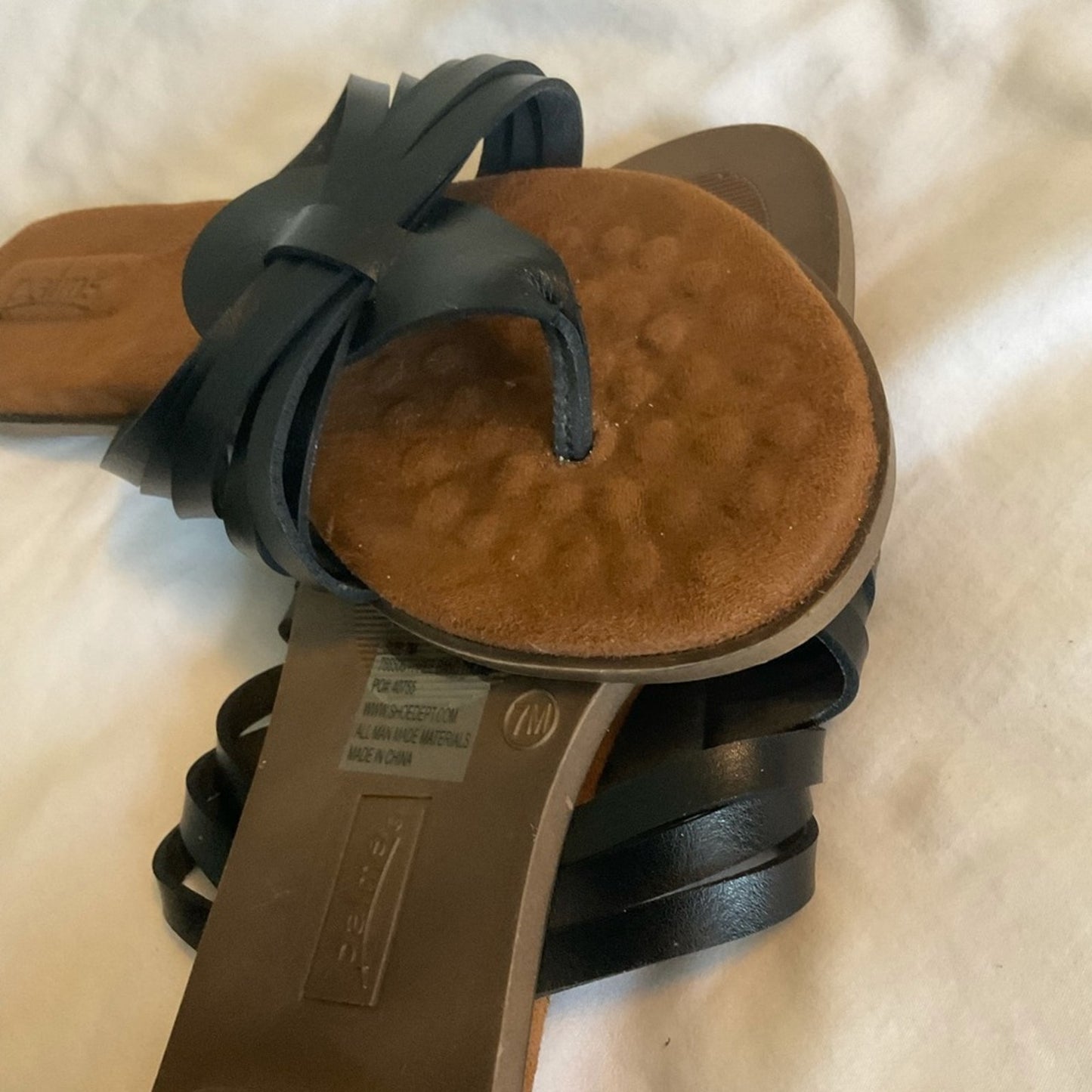 Palms black sandals