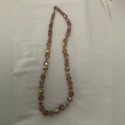 Joan Rivers Vintage Iridescent Brown/Gold Beaded Necklace