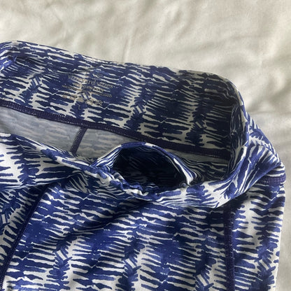 Vineyard Vines Blue and White Patterned Yoga/athletic Pants