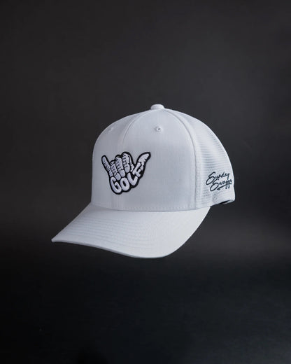 GOLF - FLEXFIT SNAPBACK - WHITE