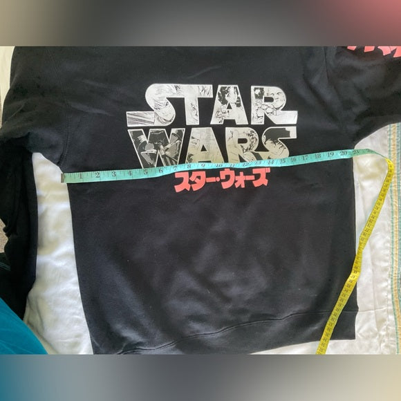 Star Wars Anime Graphic Sweatshirt W/ Japanese Text