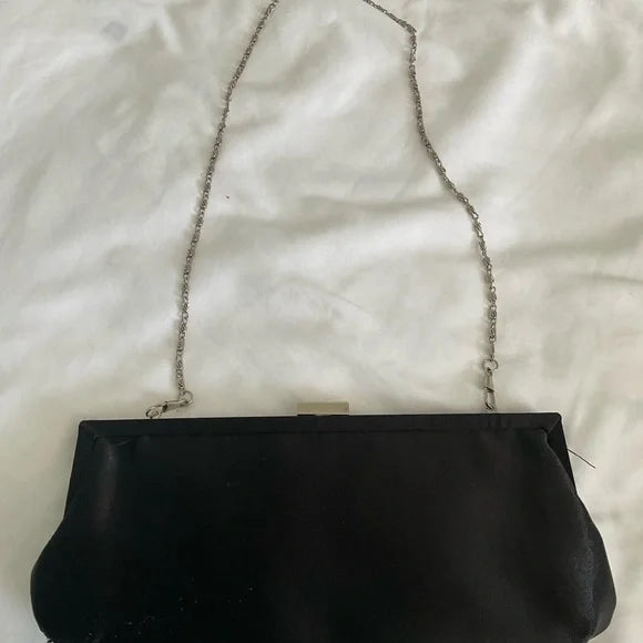 Black evening handbag