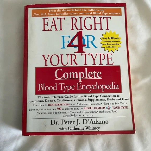 Eat Right 4 Your Type book