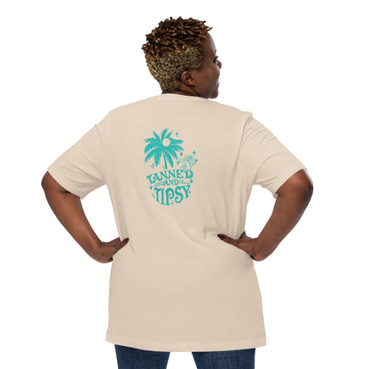 Tanned and Tipsy - Unisex t-shirt