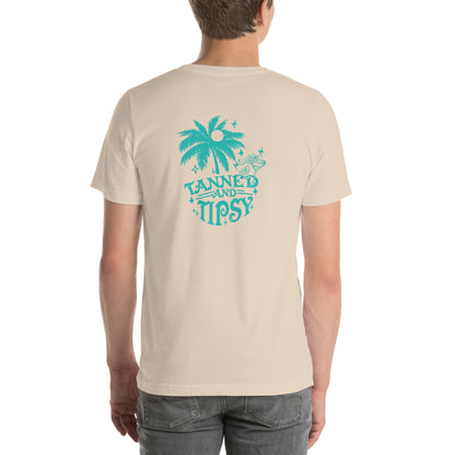 Tanned and Tipsy - Unisex t-shirt