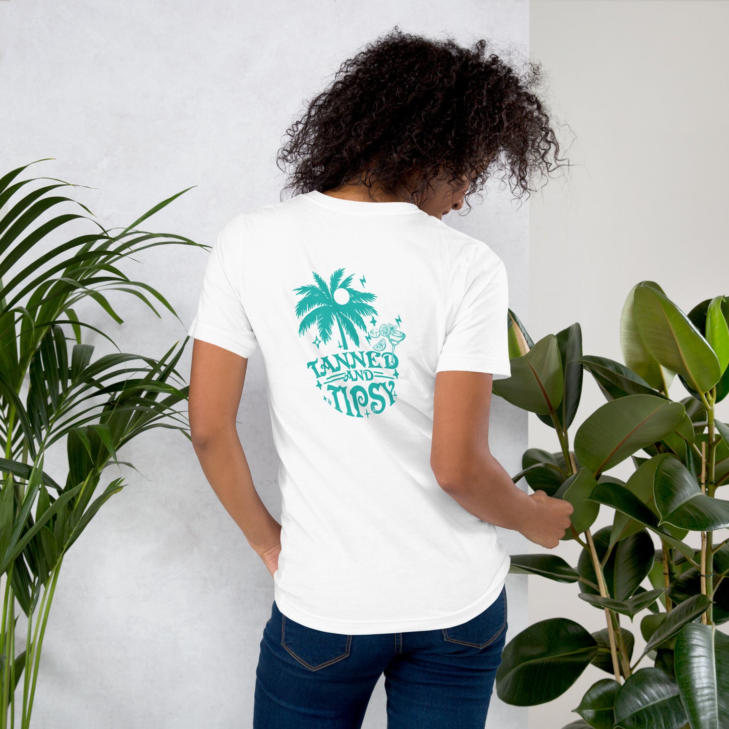 Tanned and Tipsy - Unisex t-shirt