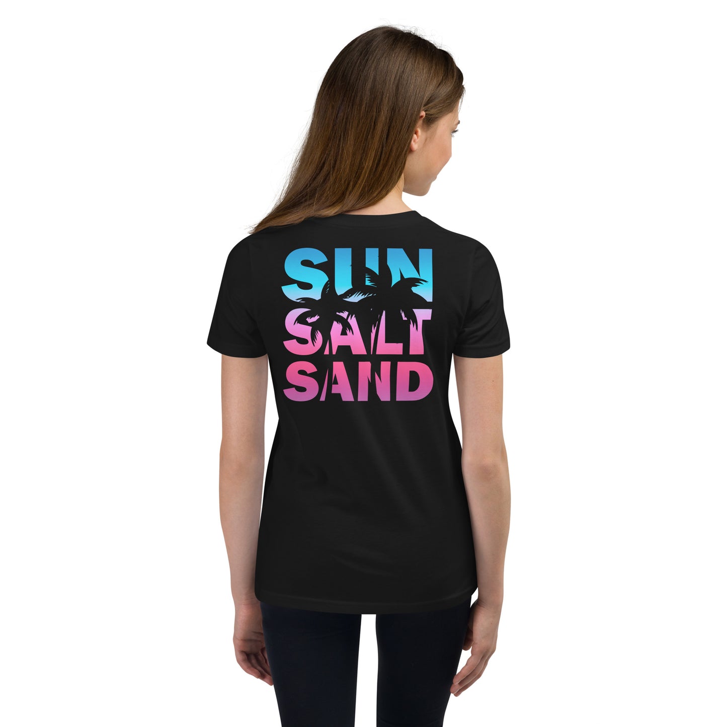 Sun Salt Sand Retro -Youth Short Sleeve T-Shirt