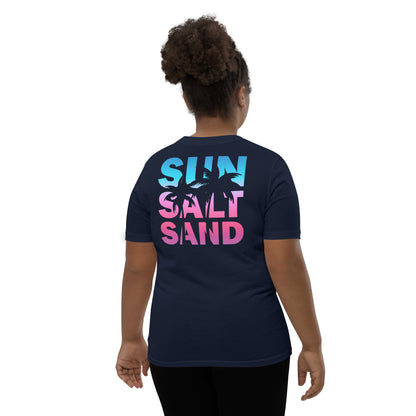 Sun Salt Sand Retro -Youth Short Sleeve T-Shirt