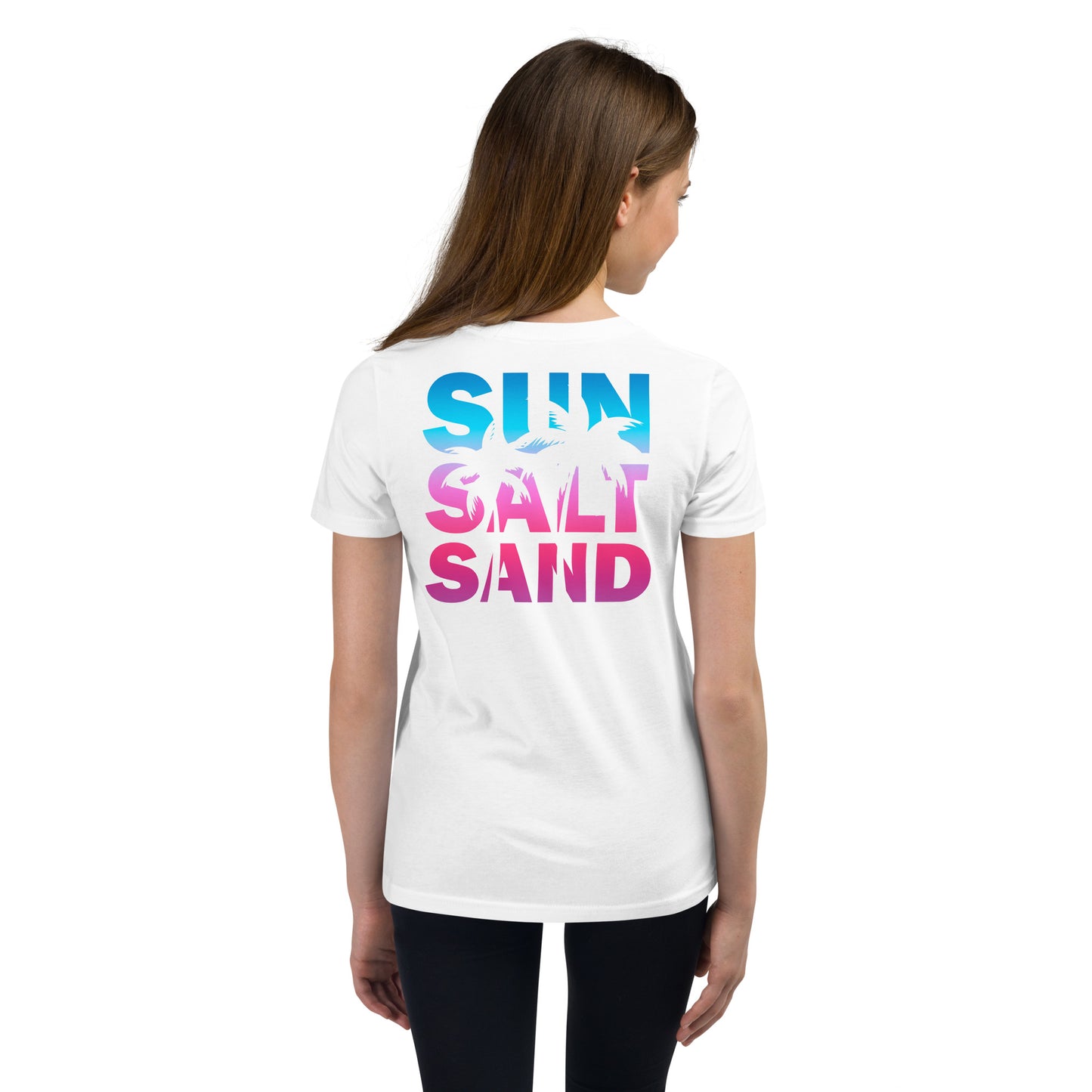 Sun Salt Sand Retro -Youth Short Sleeve T-Shirt