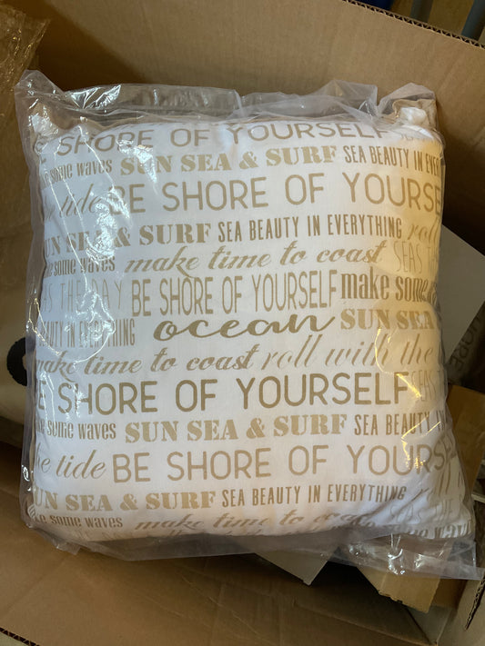 Tan Beach Pillow