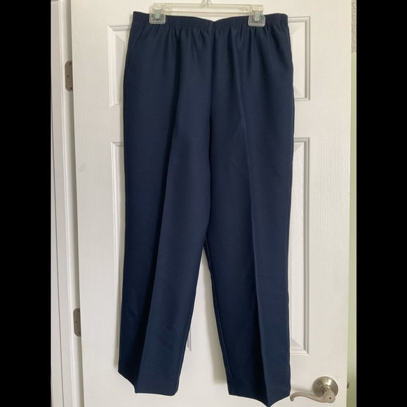 Alfred Dunner Navy blue pants