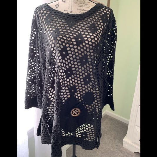 OSO Casuals Crochet top or beach cover up