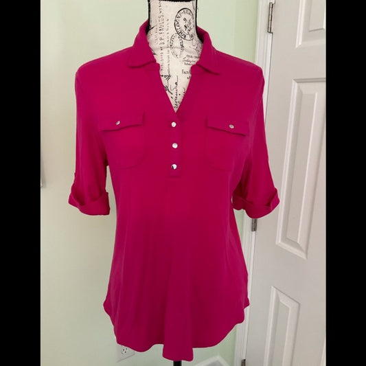 Croft & Barrow pink top