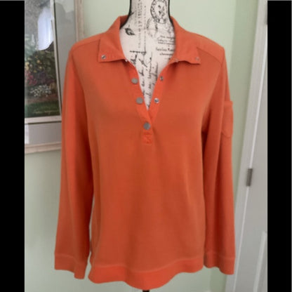Ralph Lauren orange pullover top