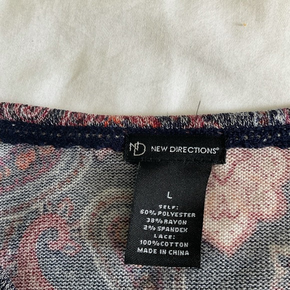 New Directions tunic top