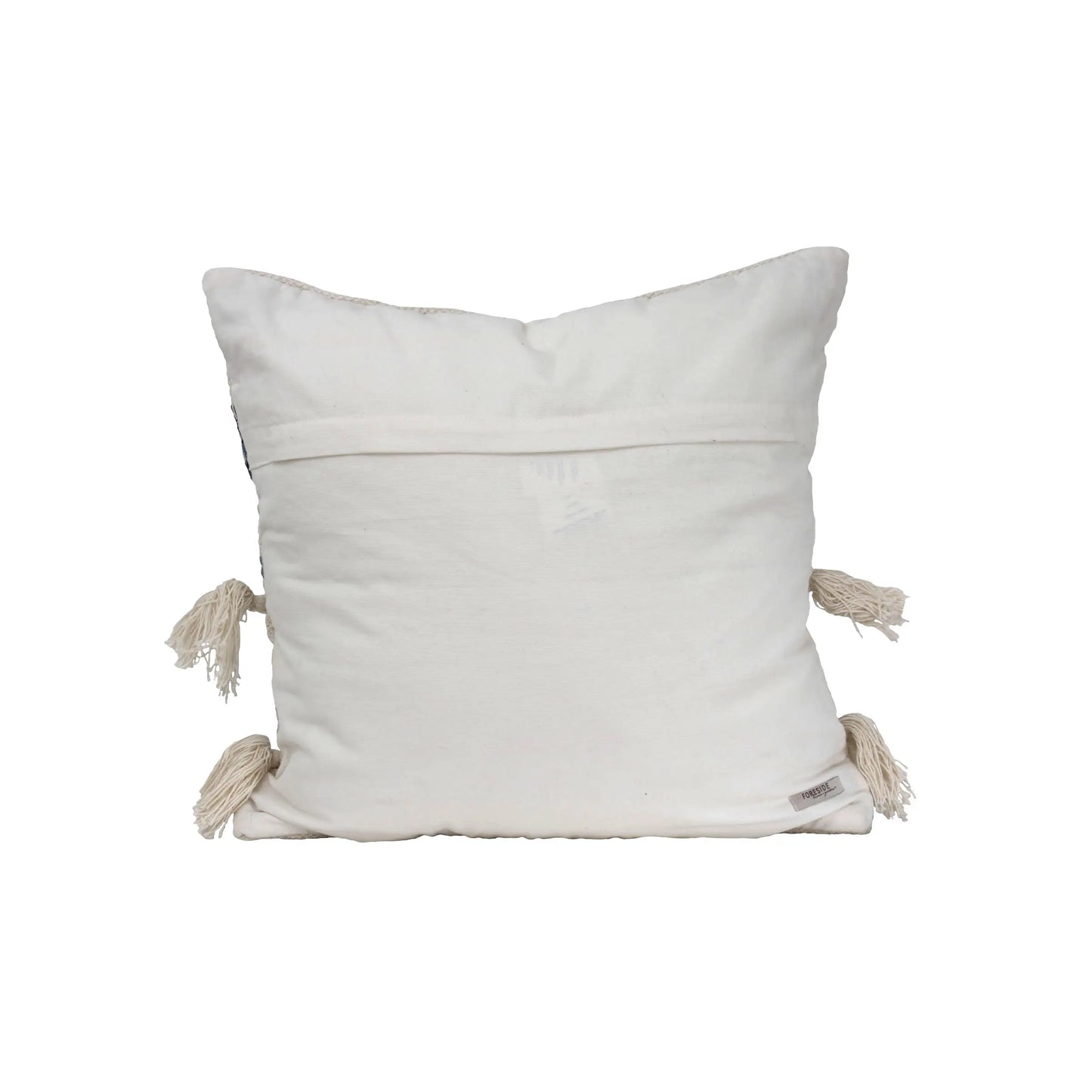 Hand Woven Bone Pillow with Tassels