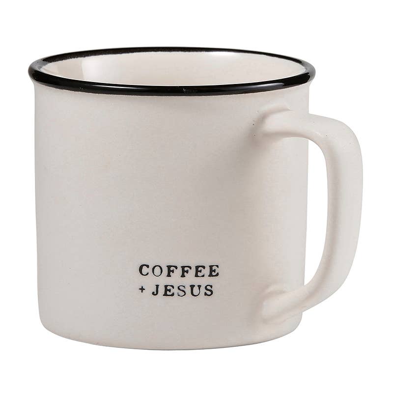 Creative Brands - Coffee + Jesus Coffee Mug