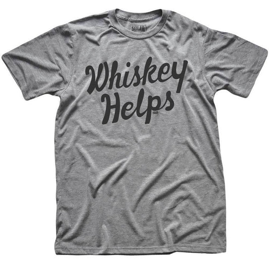 Solid Threads - Men's Whiskey Helps T-shirt