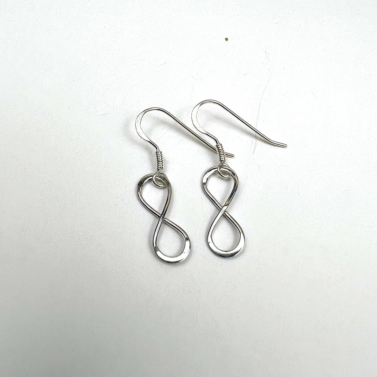 Jackie Gallagher Designs - Infinity Sterling silver dangle earrings