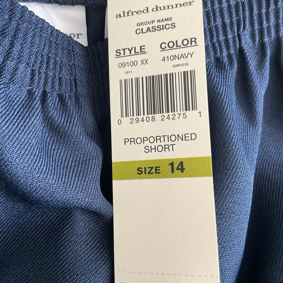 Alfred Dunner Navy blue pants