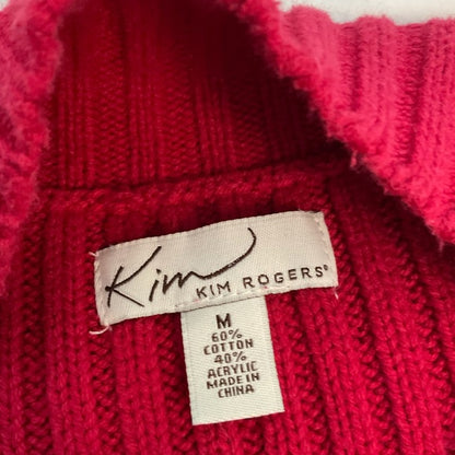 Kim Rogers red sweater vest