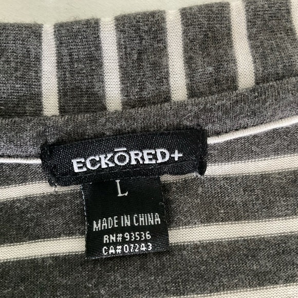 EckoRed long sleeve v-neck t shirt