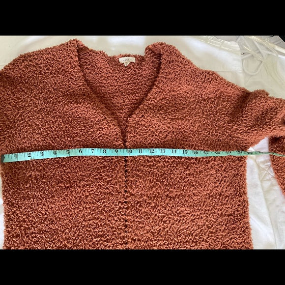 Debut orange sweater wrap