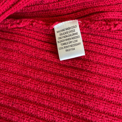 Kim Rogers red sweater vest