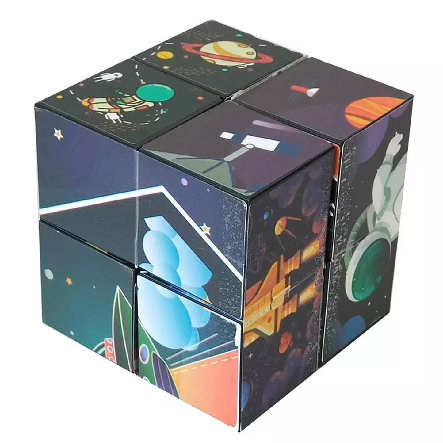 JSBlueRidge Toys - Fidget Space Cubes Toy Galaxy Space Stocking Stuffers Kids Toys