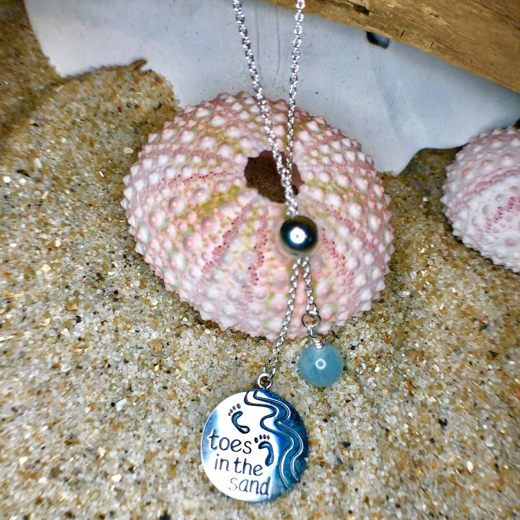 Jackie Gallagher Designs - Toes in the Sand Necklace