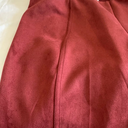 New Direction Burgundy Suede Feel Pants