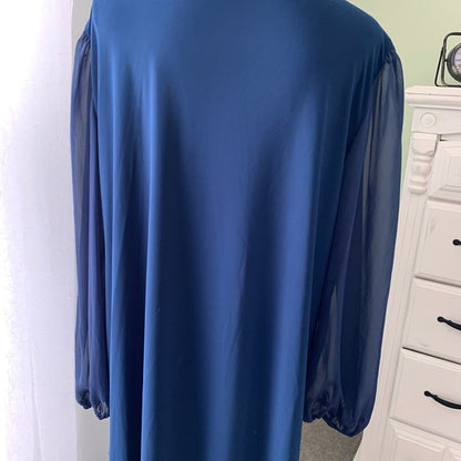 CSC Studio Sheer Long Sleeve Top