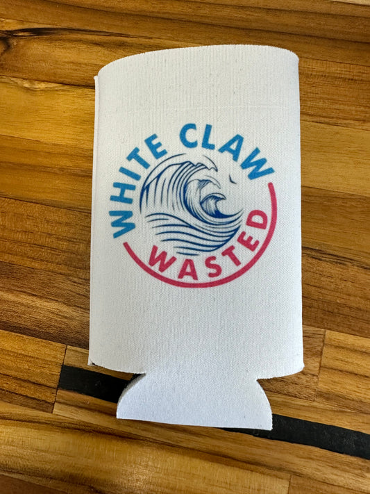 White Claw Wasted Koozie