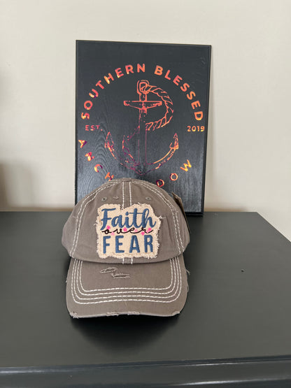 Faith over fear hat