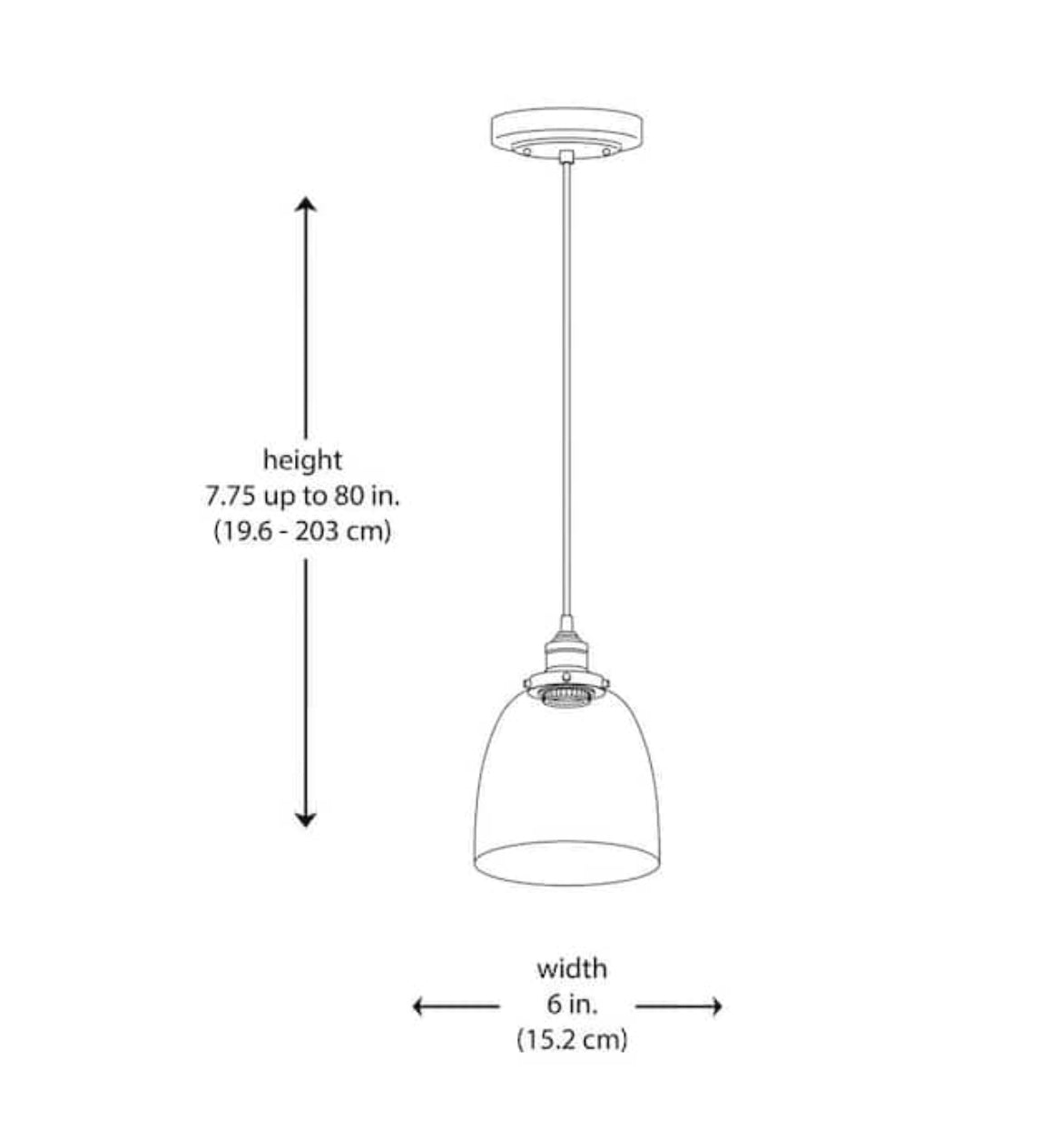 Monteaux Lighting 1-Light Oil Rubbed Bronze Hanging Kitchen Mini Pendant Light with Glass Shade