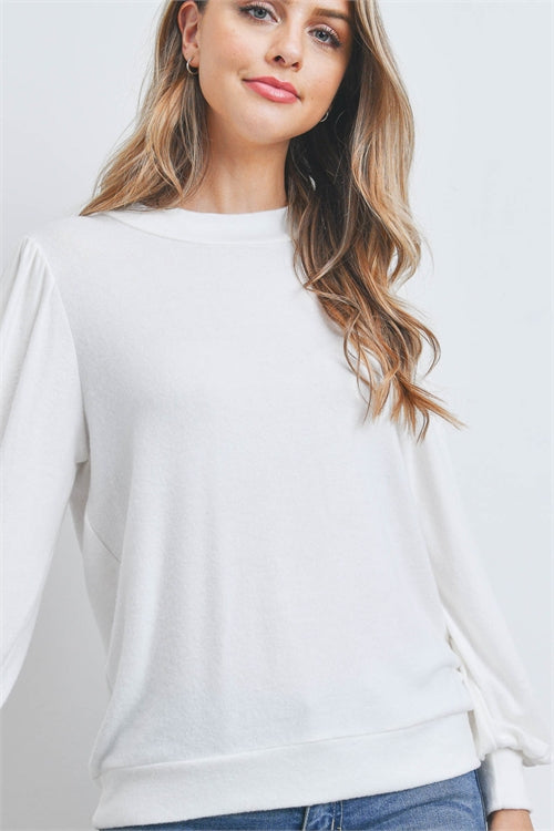 Perfect Peach mock neck