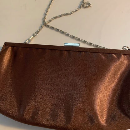 Brown Clutch or dress handbag