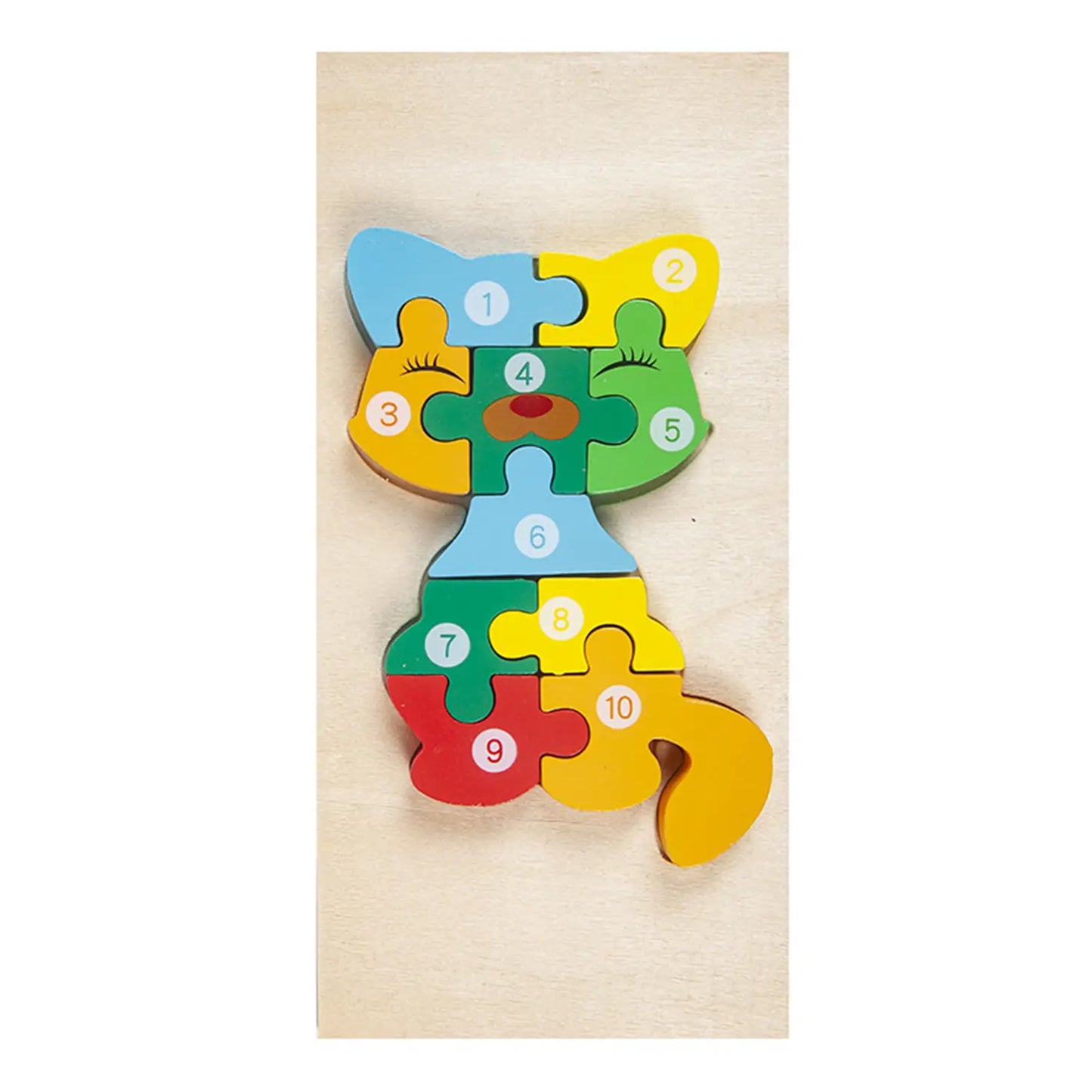 JSBlueRidge Toys - Dinosaur, Crocodile Giraffe, Numbered Puzzles Toy Stocking Stuffers Kids Toys