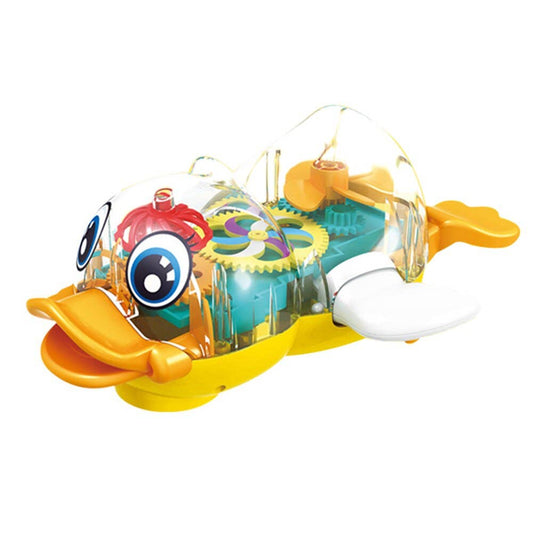 JSBlueRidge Toys - Transparent Gear Duck - The Perfect Toy for Kids this Easter