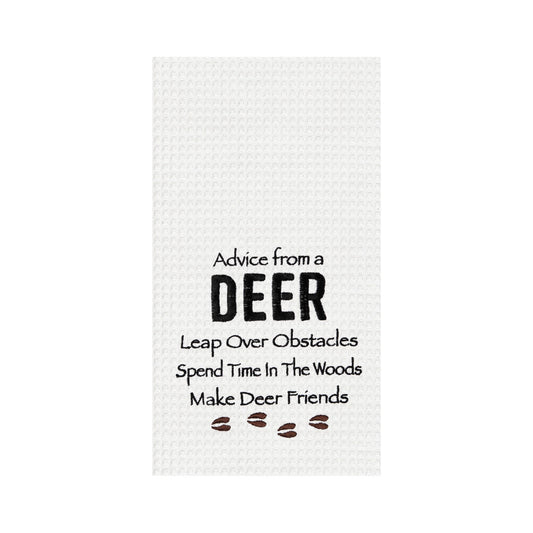 C&F Home - Advice From A Deer Kitchen Towel