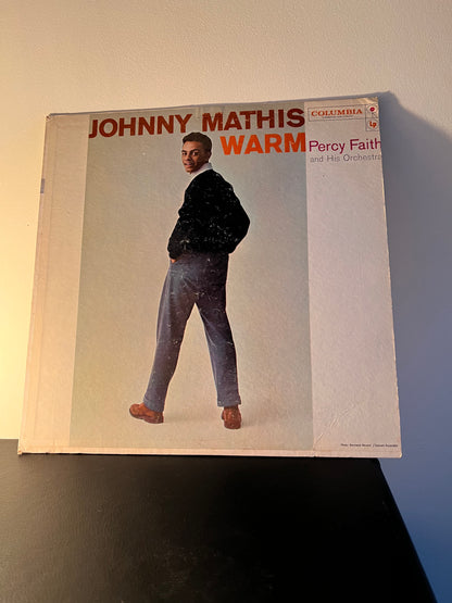 Johnny Mathis Warm   Record Album Vinyl LP